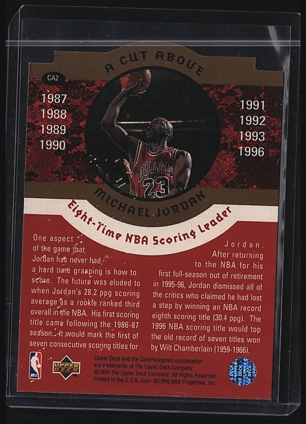 1997 Upper Deck Jordan Years GJ2 Michael Jordan - 2