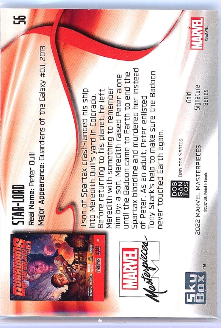 2022 Upper Deck Marvel Masterpieces #56 - 2