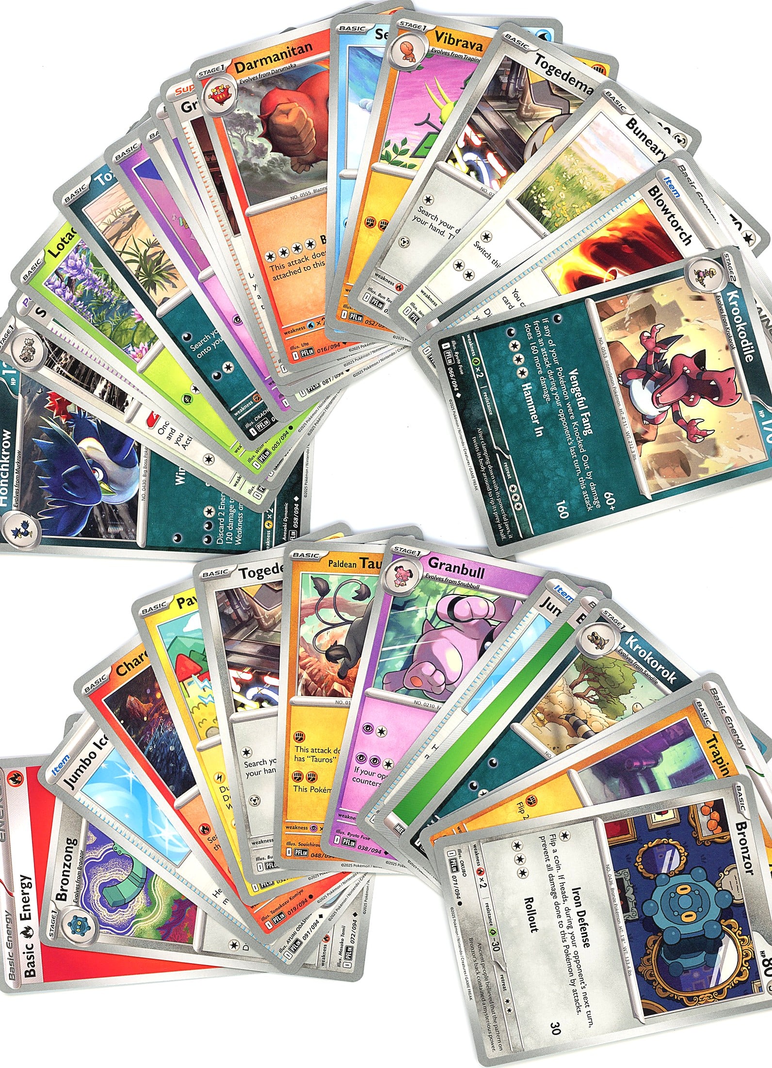 Large Lot Modern Pokemon Non-Holo Trading Cards (1 of 1)