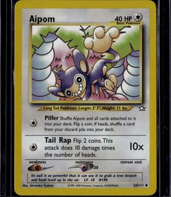 Aipom 26/111 Neo Genesis Pokemon Card - 40 HP