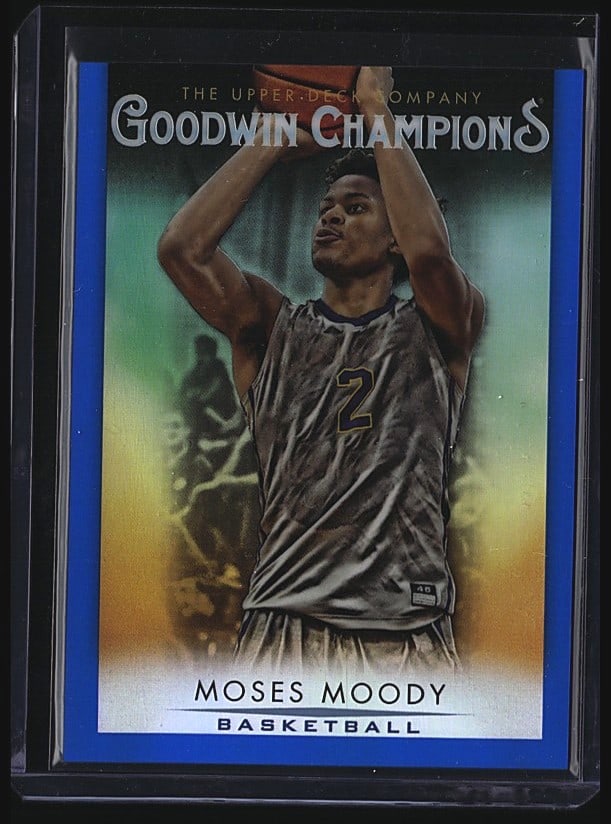 2021 Upper Deck Goodwin Champions Moses Moody (1 of 2)