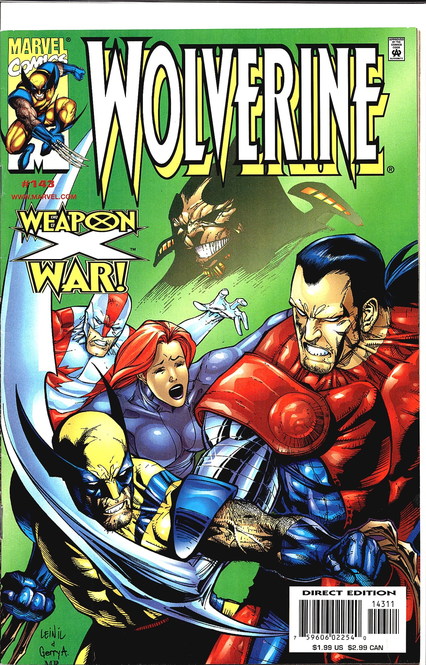 1999 Marvel Wolverine 1988 Series #143 Comic Book (1 of 1)