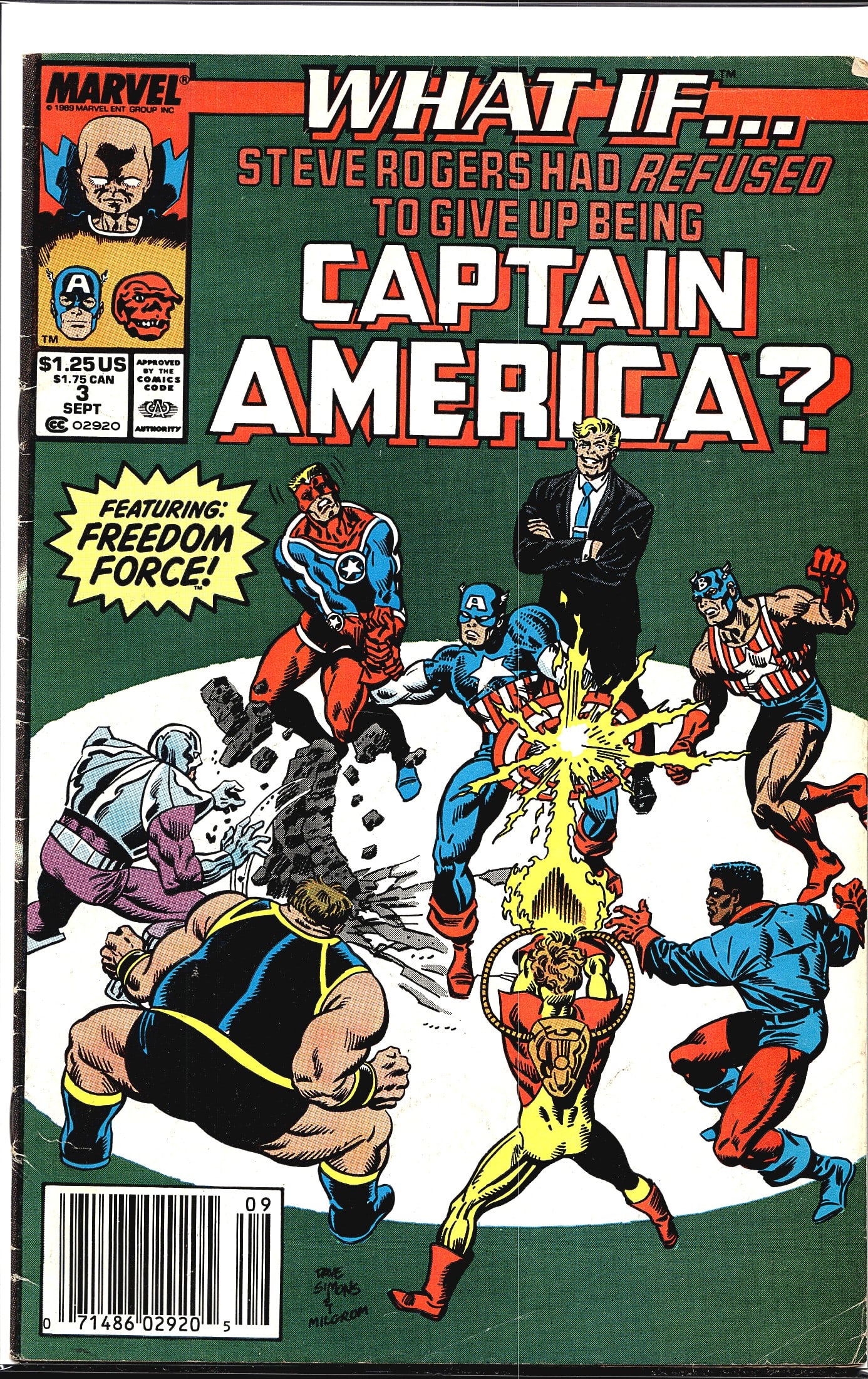 1989 Marvel What If? Vol. 2 #3 Steve Rogers (1 of 1)