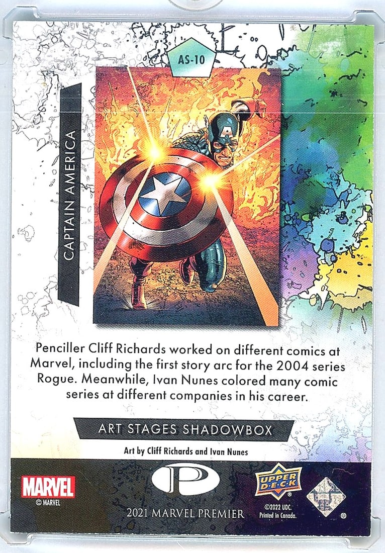 2021 Upper Deck Marvel Premier Captain America - 2