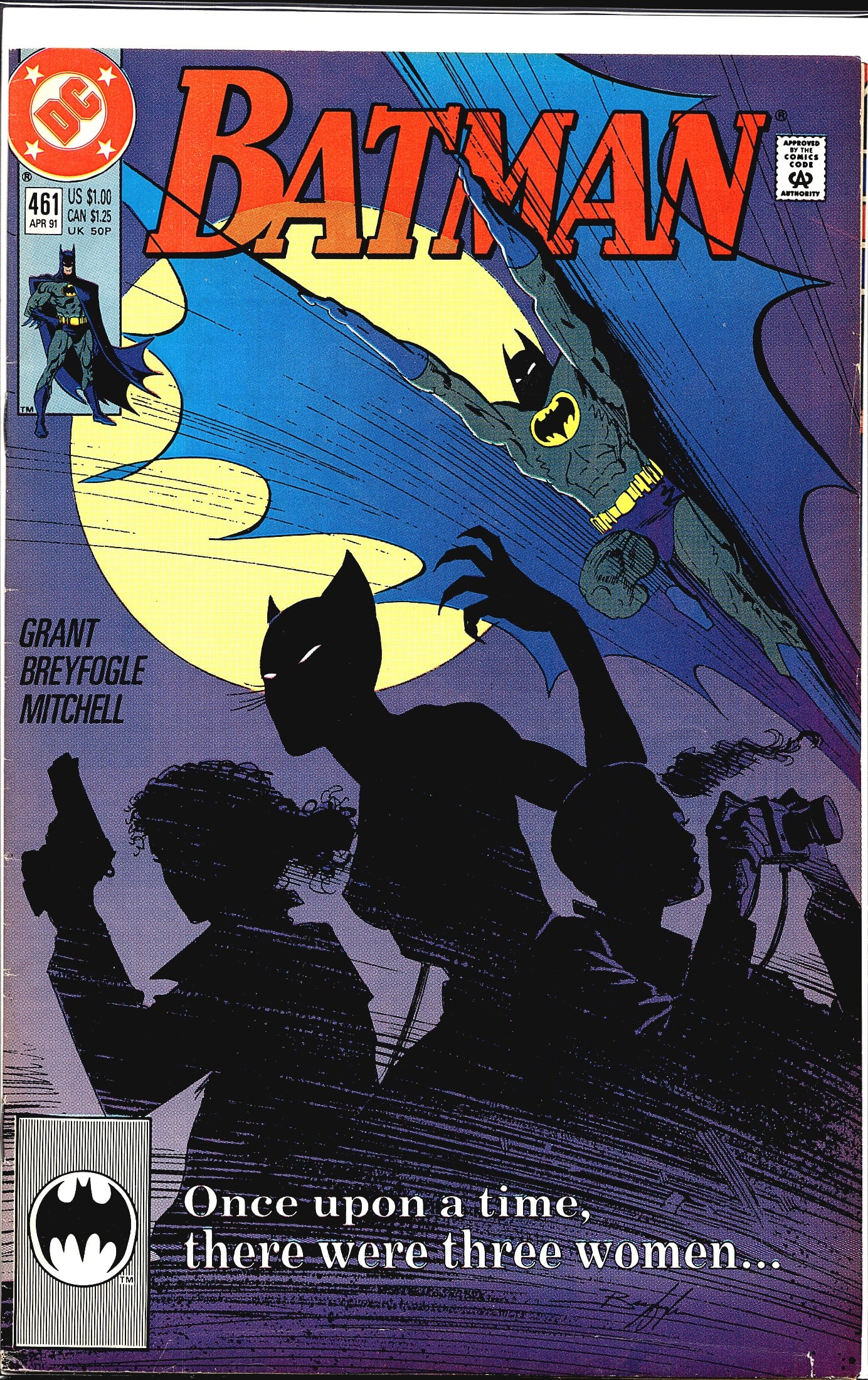 1991 DC Comics Batman #461 Batman Catwoman Comic (1 of 1)