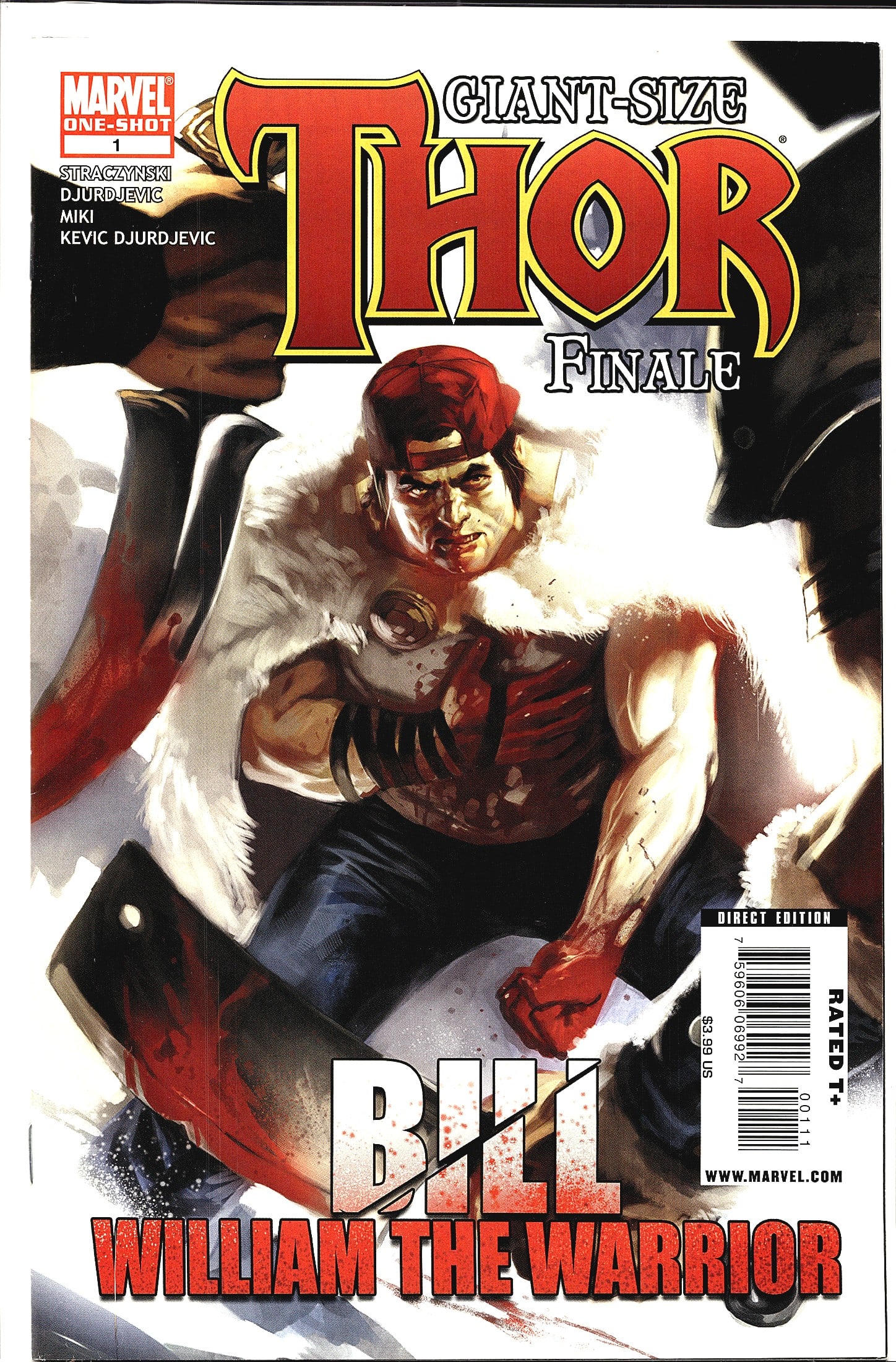 2010 Marvel Thor Giant-Size Finale #1 Comic Book: Giant-Size Thor Finale #1 is a Marvel Comics one-shot written by J. Michael Straczynski with art by Djurdjevic, Miki, and Kevic Djurdjevic. This issue spotlights Bill, also known as William the