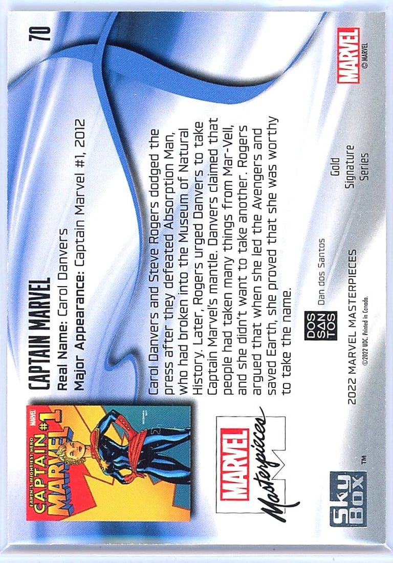 2022 Upper Deck Marvel Masterpieces Captain - 2