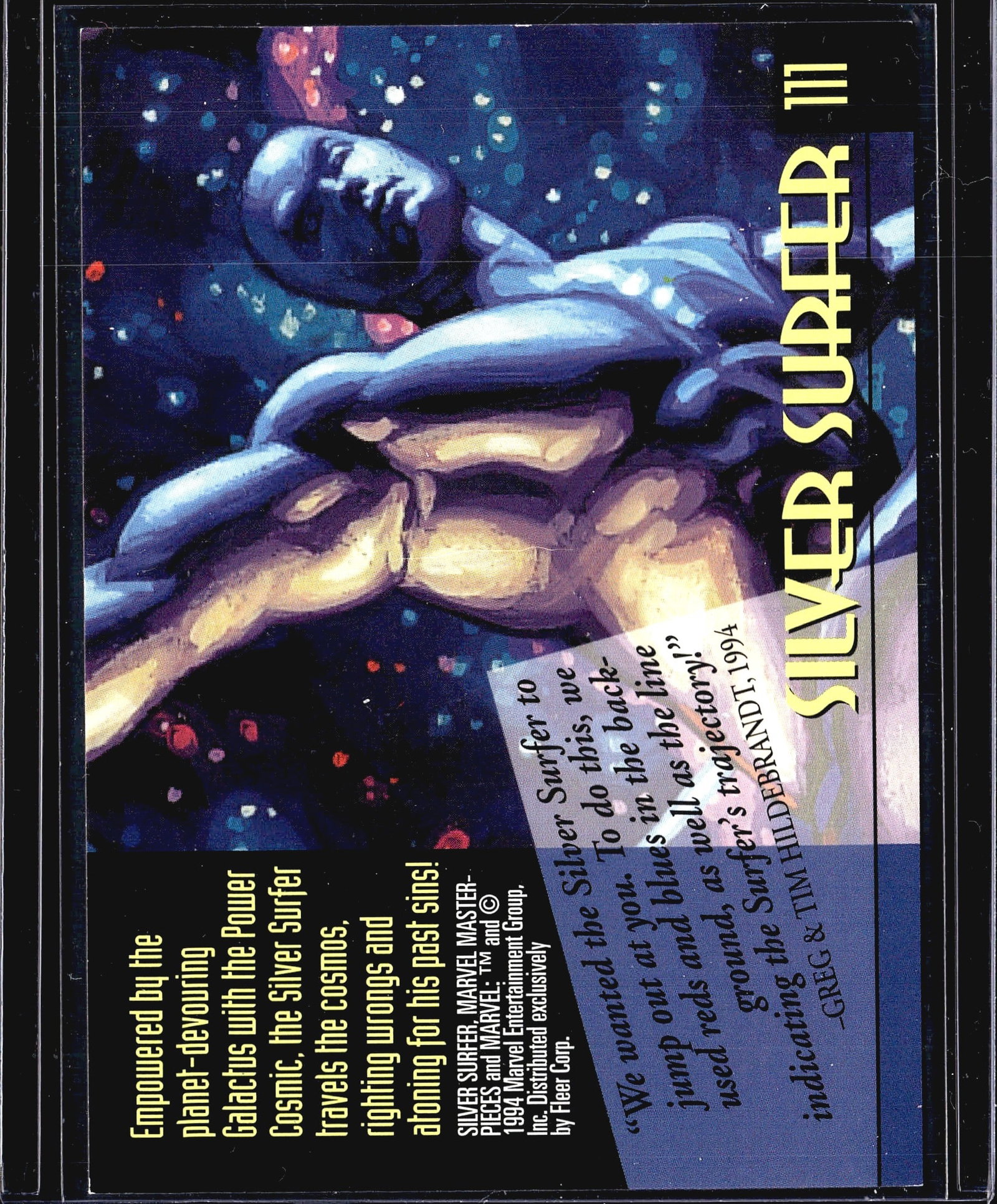 1994 Fleer Marvel Masterpieces Silver Surfer - 2