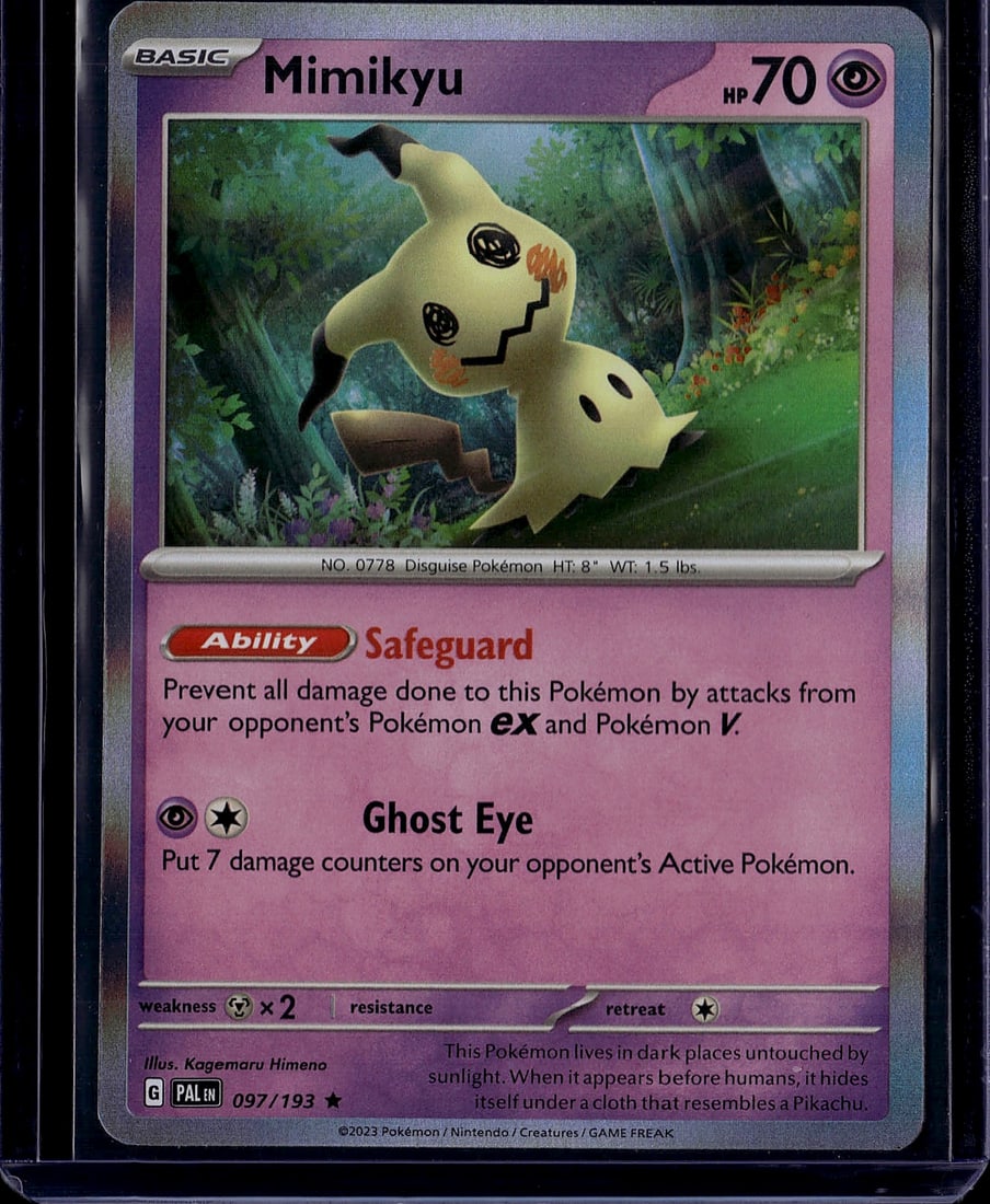 2023 Pokemon Scarlet Violet Mimikyu 097/193 (1 of 1)