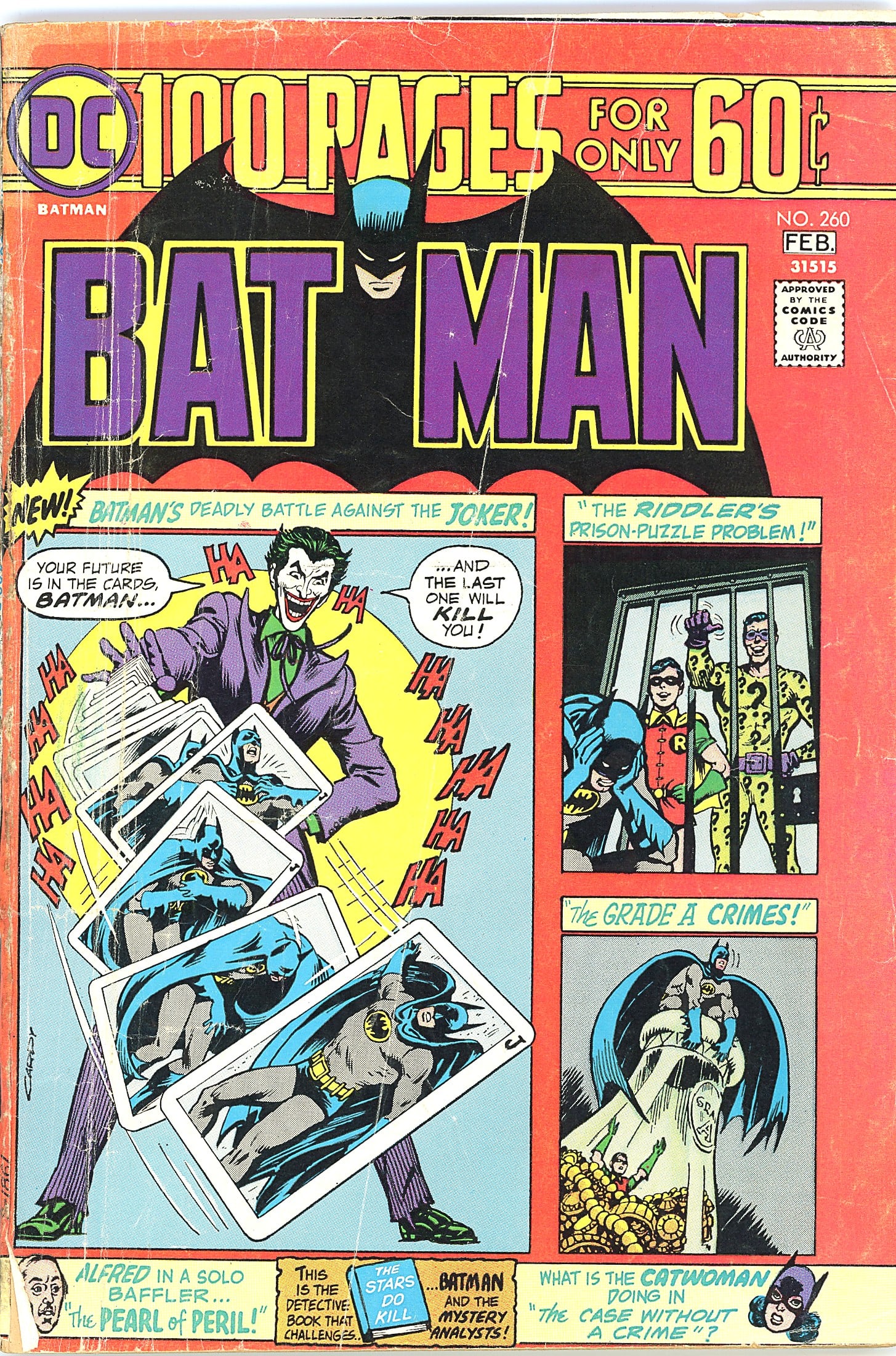 Batman #260 1975 DC Comics Comic Book Original (1 of 1)