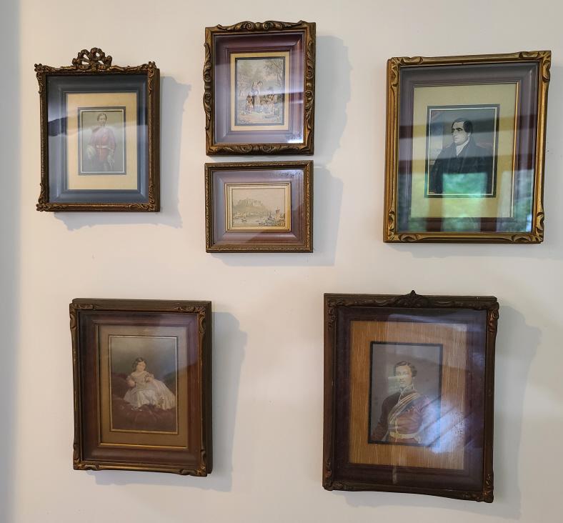 6pc 1850's Framed Baxter Prints (1 of 14)