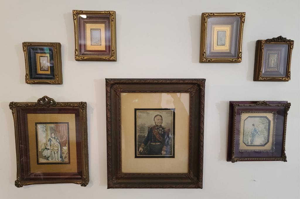 7pc 1850's Framed Baxter Prints (1 of 19)