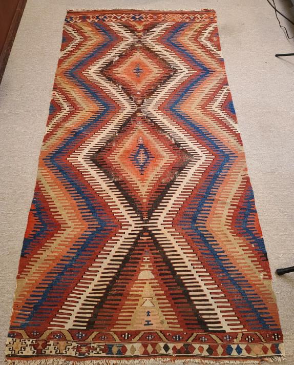 Antique Kilim Hand Woven Rug (1 of 10)