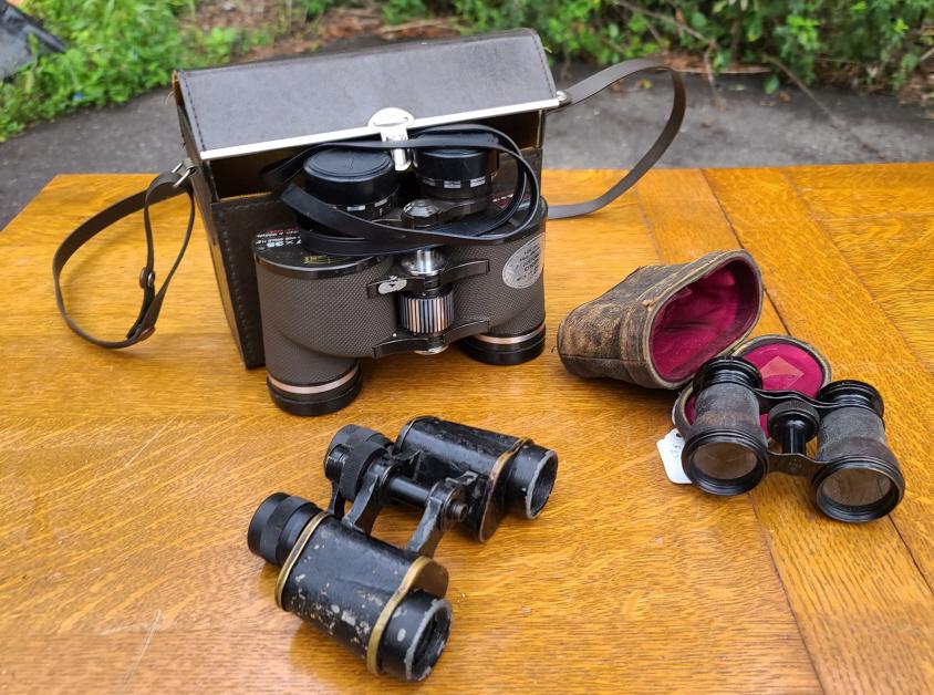 3pc. Vintage & Antique Binoculars (1 of 9)