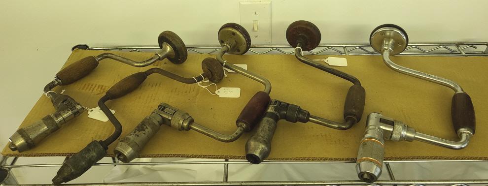 Grouping of Antique & Vintage Hand Drills (1 of 4)