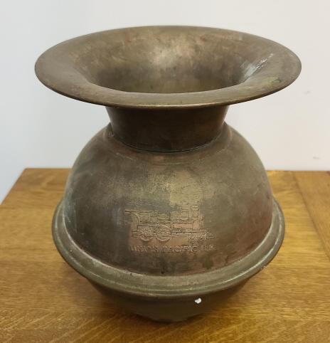 Union Pacific Railroad Spittoon (1 of 6)
