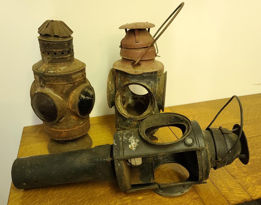 Grouping of Antique Railroad Lamps - As Is - Lot 2 (1 of 5)