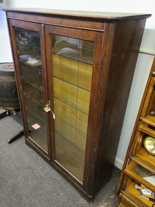 Antique Glass & Wood Display Case (1 of 6)