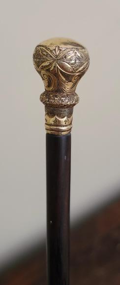 Antique Gold Plated Cane (1 of 5)
