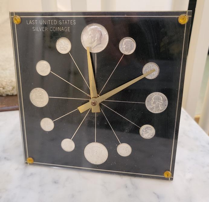 Marion Kay Us Silver Coin Clock