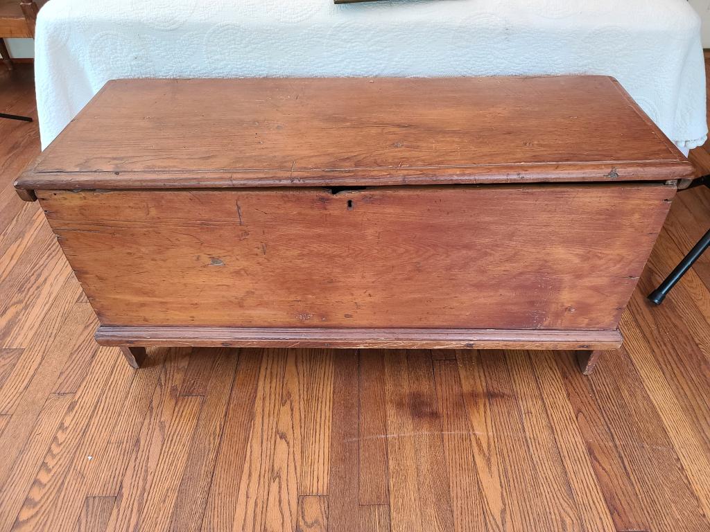 Primitive Antique Blanket Chest (1 of 8)