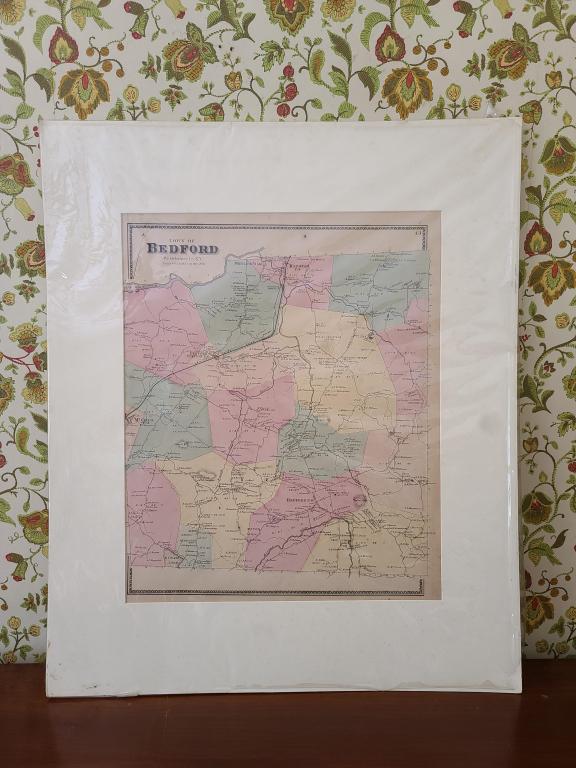 Antique Map of Bedford, CT (1 of 5)