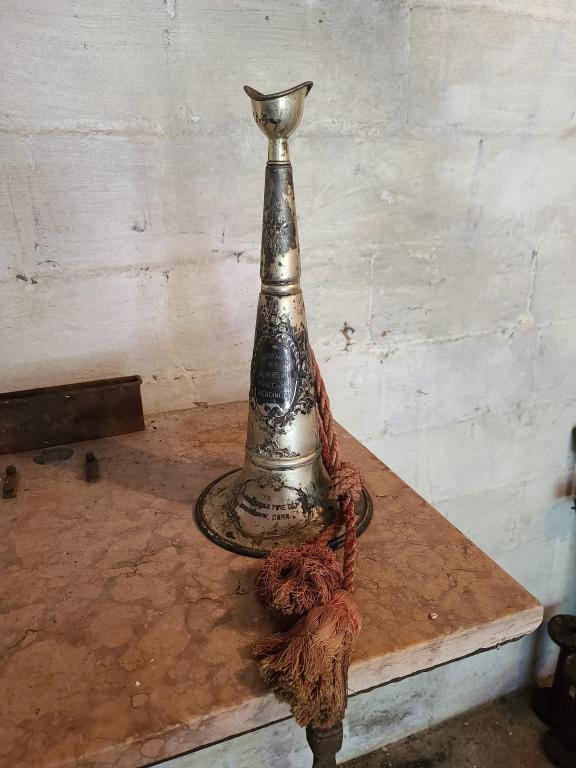 Antique Bridgeport Fire Department Megaphone (1 of 8)