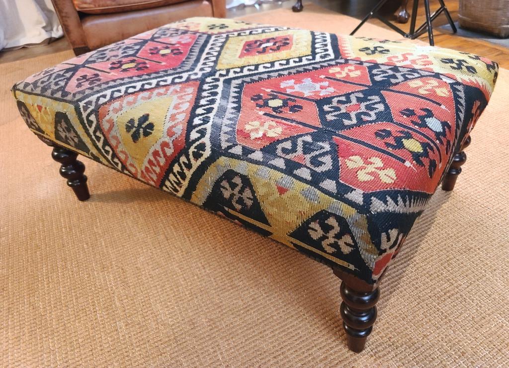 Kilim ottoman outlet restoration hardware