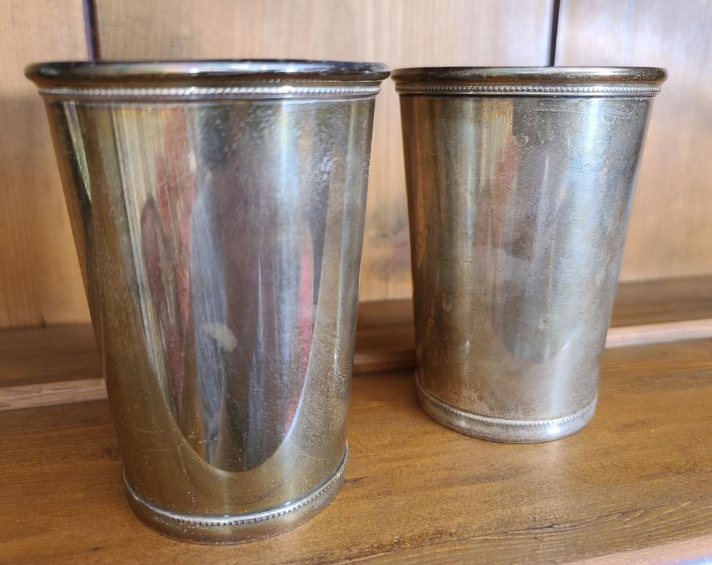 2 pc Tiffany & Co Sterling Silver Mint Julep Cups (1 of 7)