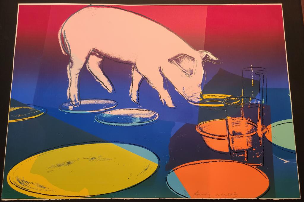 Signed & Numbered Andy Warhol - "Fiesta Pig" (1 of 11)