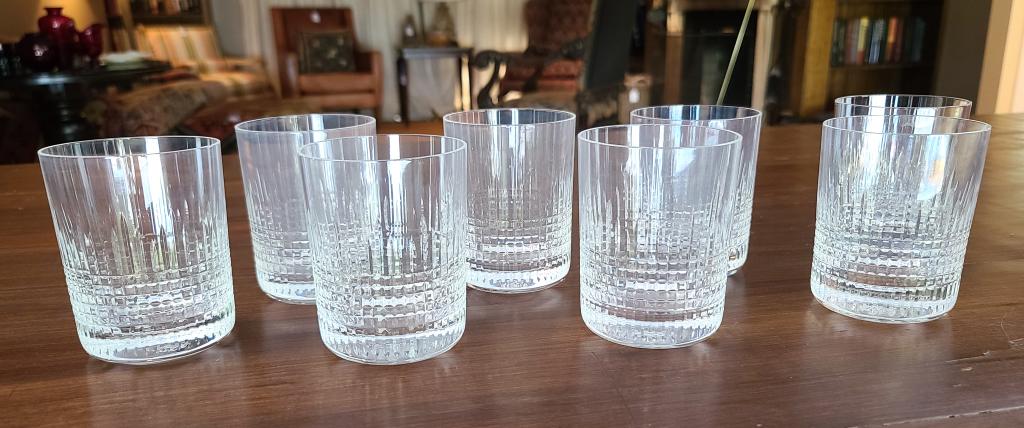 8 Crystal 8 Oz Tumbler Glasses - Nancy by Baccarat (1 of 7)