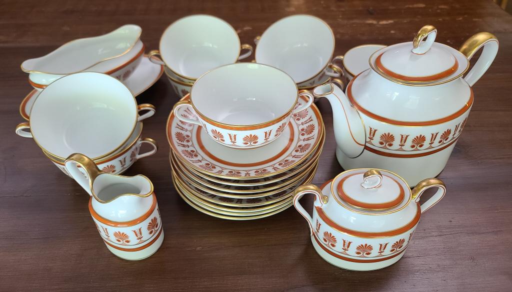 Richard Ginori China "Ercolano Red" (1 of 5)