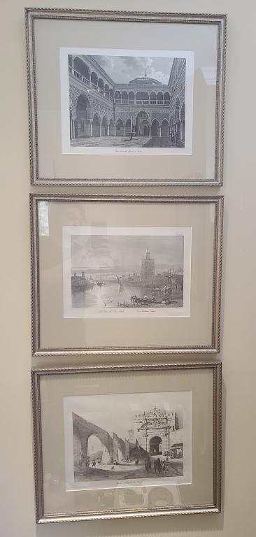 Grouping of 3 Antique Architectural Engravings (1 of 14)