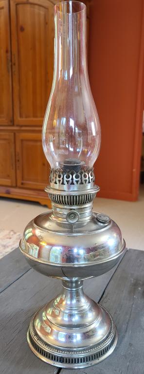 Antique Polished Chrome Rayo Oil Lantern (1 of 5)