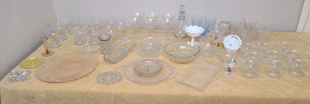 Massive Grouping of Glassware Antique & Vintage (1 of 13)