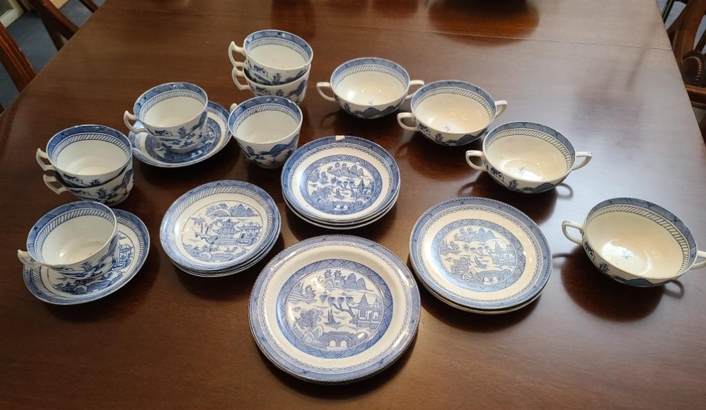 25pc Partial Set of Woods Ware "Canton" China (1 of 7)