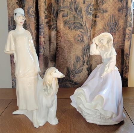 Pair of Royal Doulton Reflections Figures - 3139 & 3072 (1 of 9)