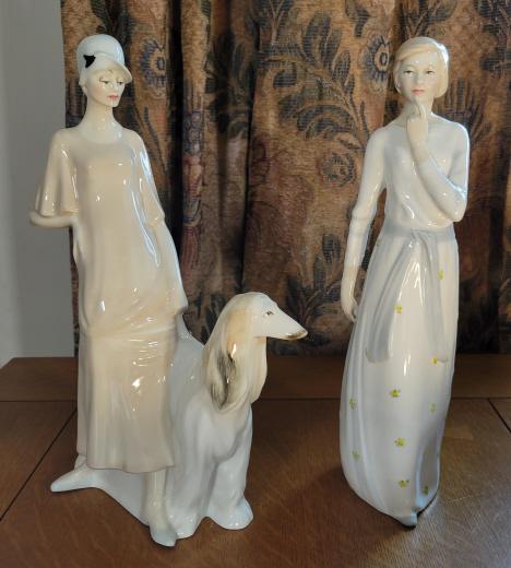 Pair of Royal Doulton Reflections Figures - 3109 & 3072 (1 of 9)