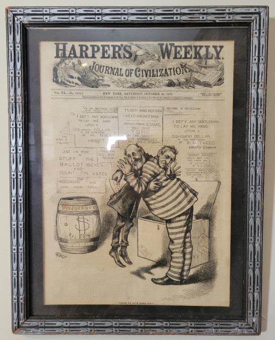 Framed Harpers Weekly - October 28, 1876 (1 of 5)