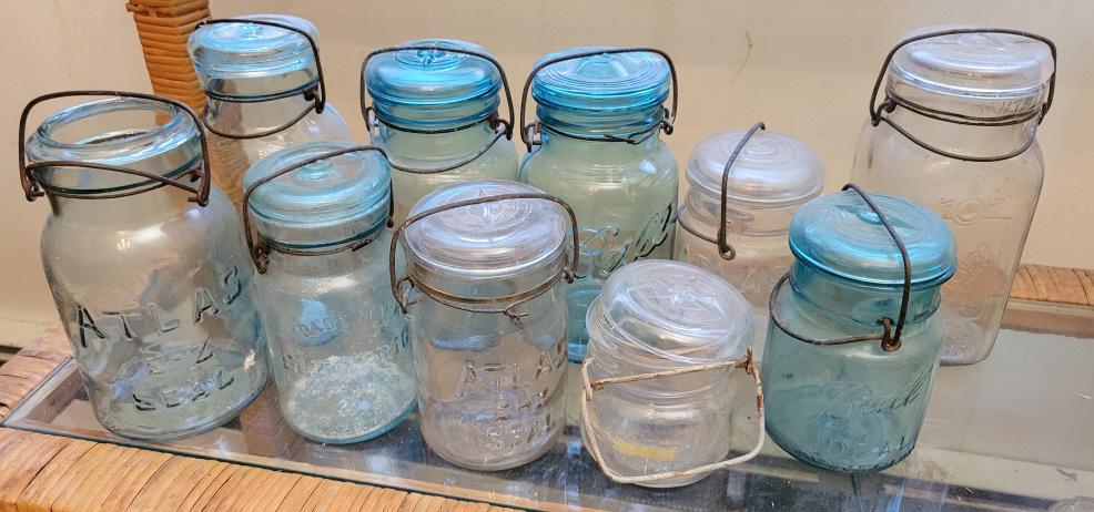 Grouping of Antique Mason Jars (1 of 5)
