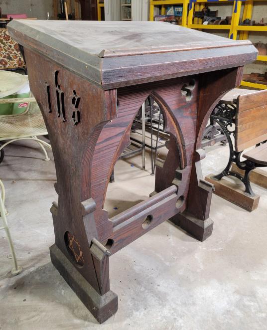 Fine Carved 19th Century Gothic Church Lectern (1 of 9)