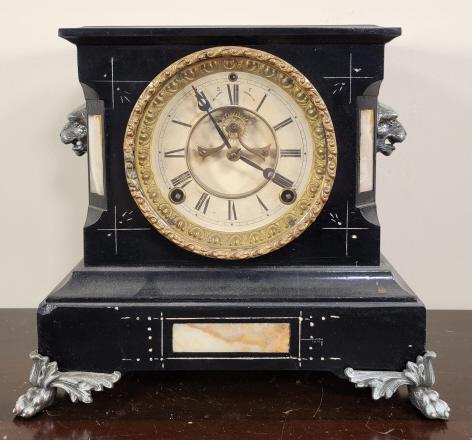 Gilbert Open Escapement Slate Mantel Clock (1 of 12)