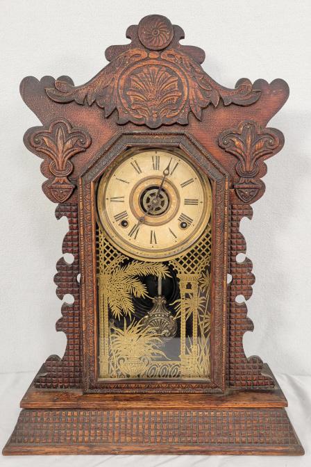 E. Ingraham Gingerbread Mantel Clock (1 of 11)
