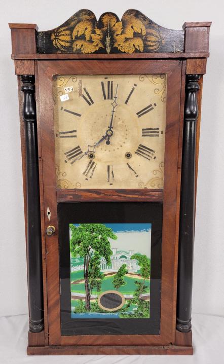 Orton, Preston & Co. Wooden Works Column and Splat Clock (1 of 14)