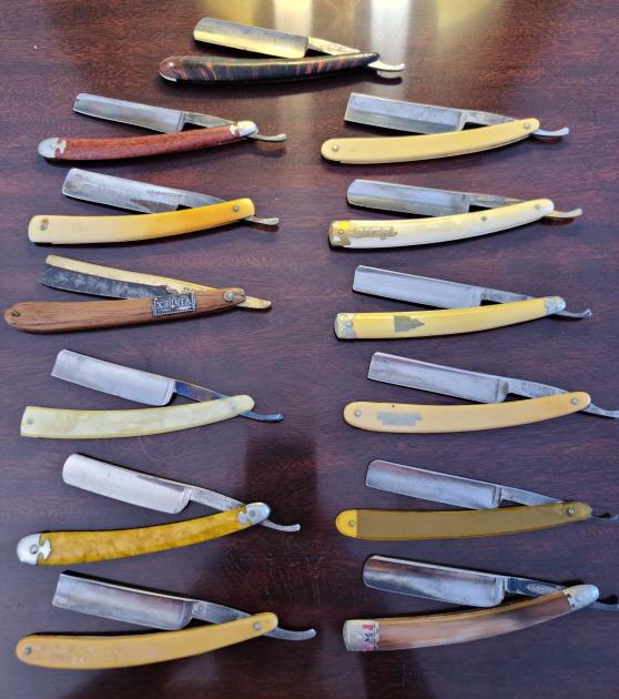 Collection of Antique Straight Razors - 2 of 3 (1 of 8)