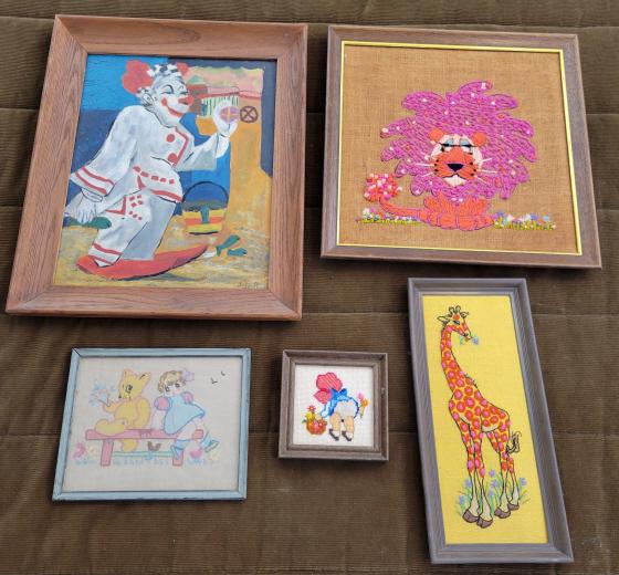 5pc - Vintage Art (1 of 8)
