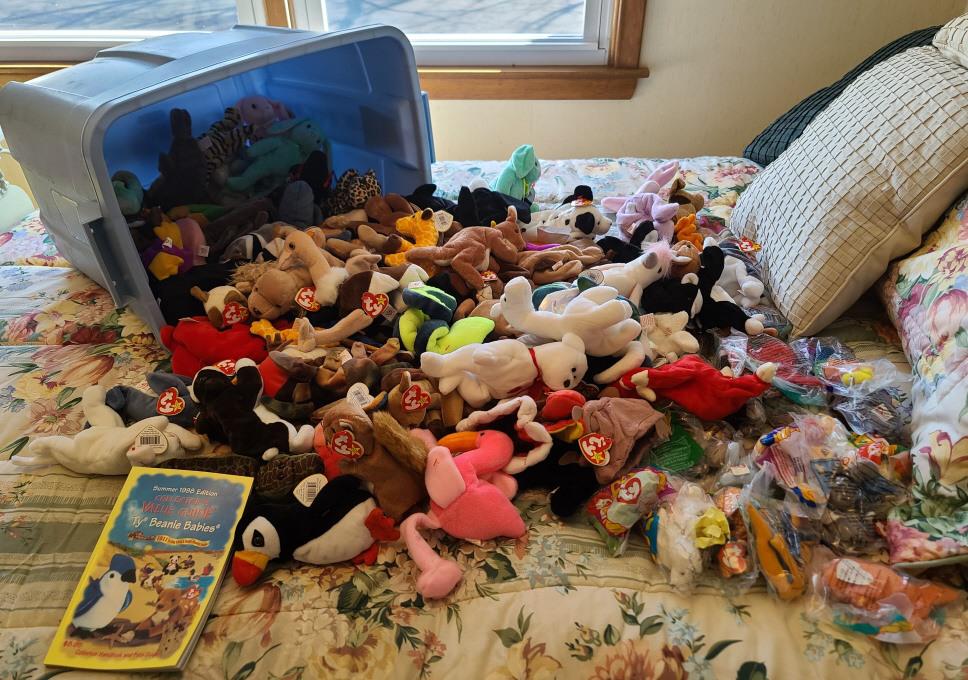Massive Tote FILLED with Beanie Babies (1 of 11)