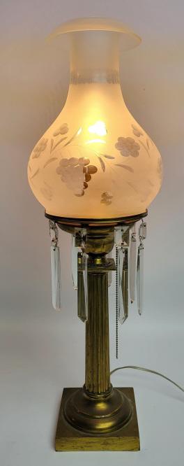 American Brass Solar Table Lamp (1 of 8)