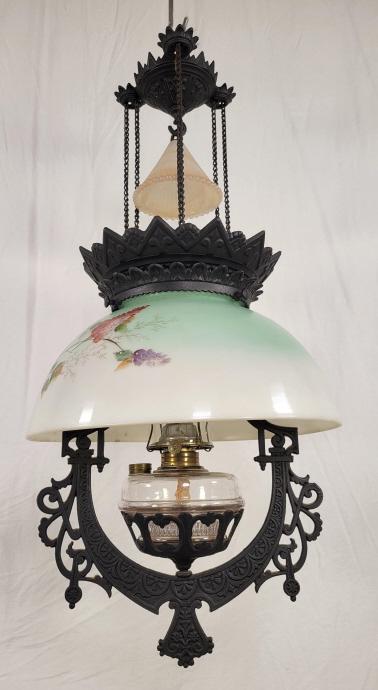 Antique Victorian Bradley & Hubbard Parlor Lamp (1 of 11)