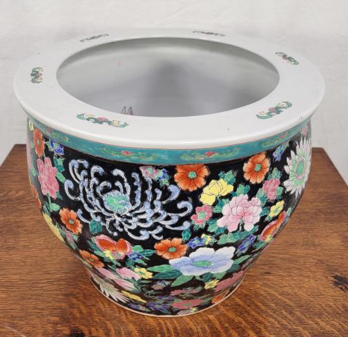 Oriental Porcelain Fish Bowl Planter - #5 (1 of 6)